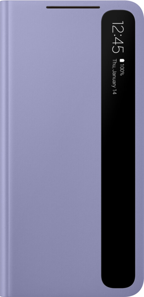 Чехол-книжка Samsung Galaxy S21 Smart Clear View Cover Purple (EF-ZG991CVEGRU) Чехол-книжка Samsung Galaxy S21 Smart Clear View Cover Purple (EF-ZG991CVEGRU)