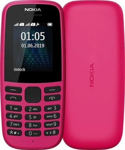 Мобильный телефон Nokia 105 2019 Pink