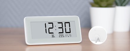 Датчик температуры и влажности Xiaomi Temperature and Humidity Monitor Clock Белый
