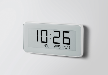 Датчик температуры и влажности Xiaomi Temperature and Humidity Monitor Clock Белый
