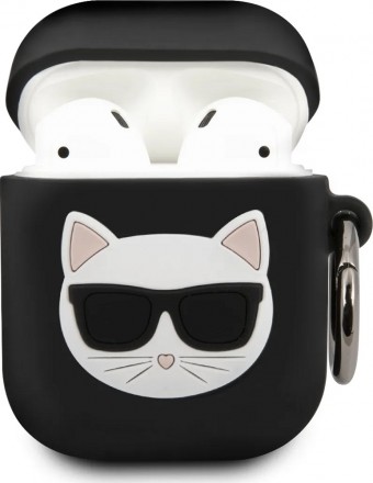 Чехол Karl Lagerfeld Airpods 2 Choupette Black