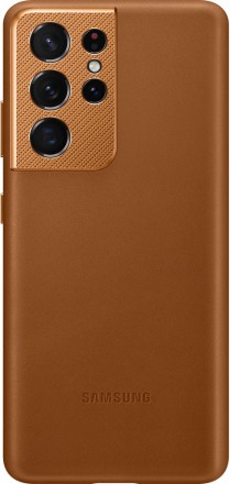 Клип-кейс Samsung Galaxy S21 Ultra Leather Cover Brown (EF-VG998LAEGRU)