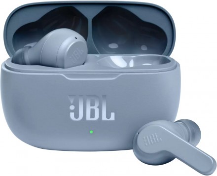 Беспроводные наушники с микрофоном JBL Wave 200 TWS Blue