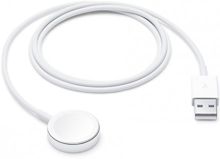 Кабель для зарядки Apple Watch с магнитным креплением 1м White (MX2E2ZM/A)