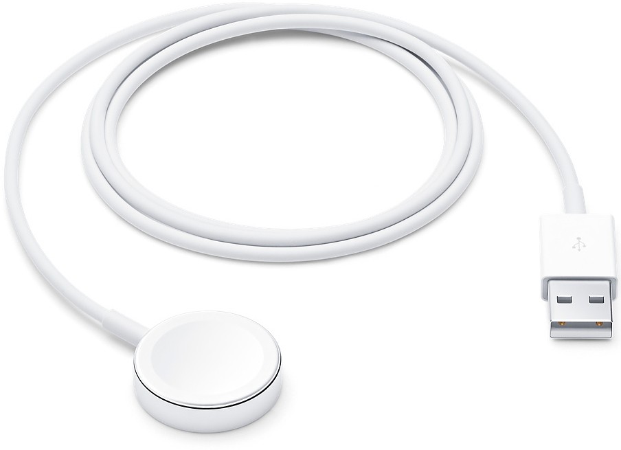 Кабель для зарядки Apple Watch с магнитным креплением 1м White (MX2E2ZM/A) Кабель для зарядки Apple Watch с магнитным креплением 1м White (MX2E2ZM/A)