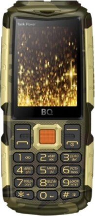 Мобильный телефон BQ 2430 Tank Power Dual sim Camouflage/Gold