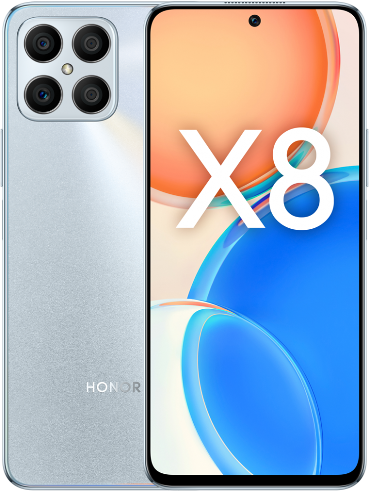 Смартфон HONOR X8 6/128Gb Silver Смартфон HONOR X8 6/128Gb Silver