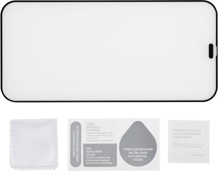 Стекло защитное UNBROKE iPhone 12 mini черная рамка