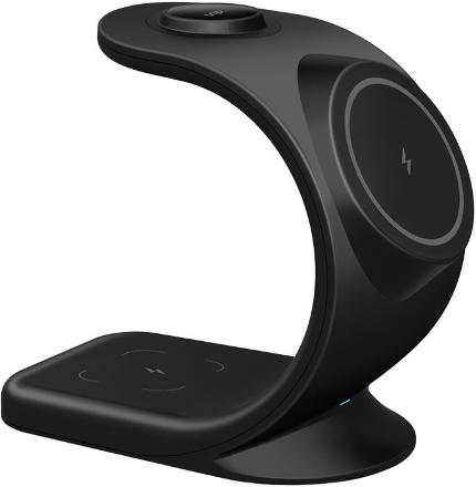 Беспроводное зарядное устройство VLP Powerstand 3 in 1 Черное