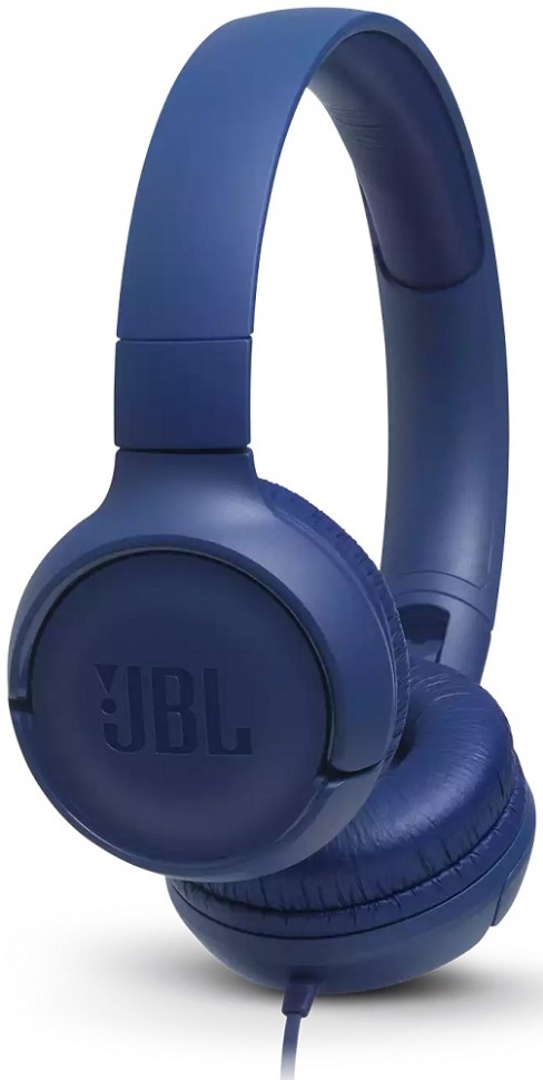 Наушники с микрофоном JBL T500 накладные Blue Наушники с микрофоном JBL T500 накладные Blue