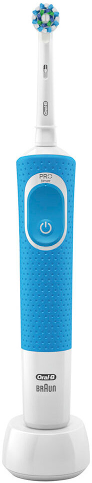 Электрическая зубная щетка Oral-B Vitality 100 CrossAction Blue промо-коробка Электрическая зубная щетка Oral-B Vitality 100 CrossAction Blue промо-коробка