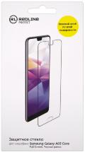Стекло защитное RedLine Samsung Galaxy A03 Core черная рамка
