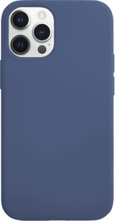 Клип-кейс VLP iPhone 12/12 Pro liquid силикон Blue