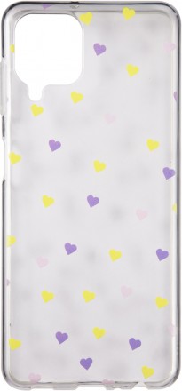 Клип-кейс RedLine Samsung Galaxy A22 принт Сердечки 01