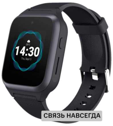 Часы TCL 4G MT40SX для старшего поколения Black