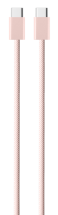 Дата-кабель RedLine Type-C-Type-C 1 метр 60 Вт Розовый