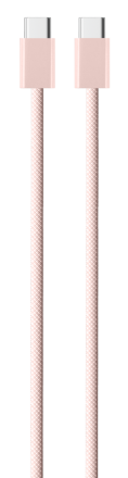 Дата-кабель RedLine Type-C-Type-C 1 метр 60 Вт Розовый