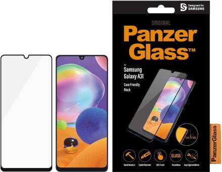 Стекло защитное PanzerGlass Samsung Galaxy A32|M12 5G Case Friendly черная рамка