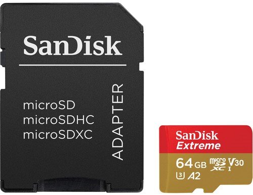 Карта памяти MicroSDXC SanDisk 64GB Class10 c адаптером V30 UHS-I U3 black (SDSQXA2-064G-GN6MA) Карта памяти MicroSDXC SanDisk 64GB Class10 c адаптером V30 UHS-I U3 black (SDSQXA2-064G-GN6MA)