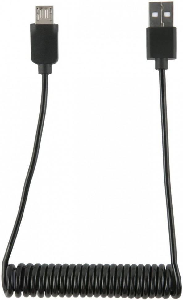 Дата-кабель RedLine microUSB витой Black Дата-кабель RedLine microUSB витой Black