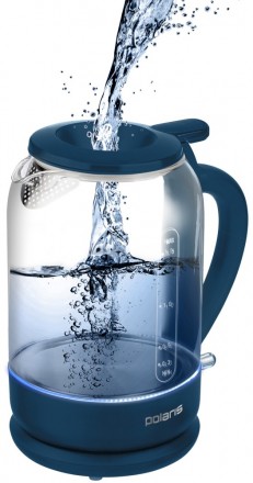 Электрочайник Polaris PWK 1759CGL 1,5 л Blue