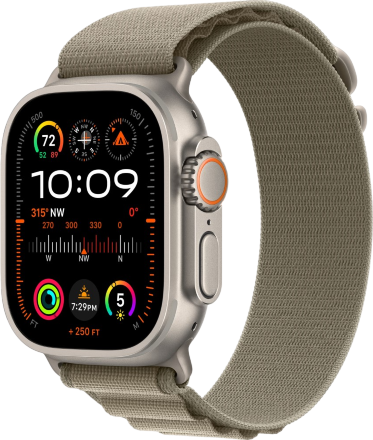 Часы Apple Watch Ultra 2 GPS 49мм корпус из титана + ремешок alpine loop Оливковый