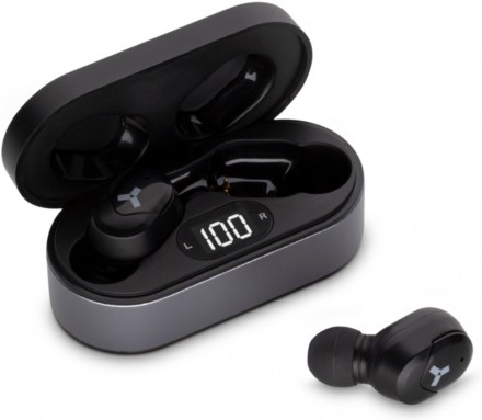 Беспроводные наушники с микрофоном Accesstyle Silver TWS Black