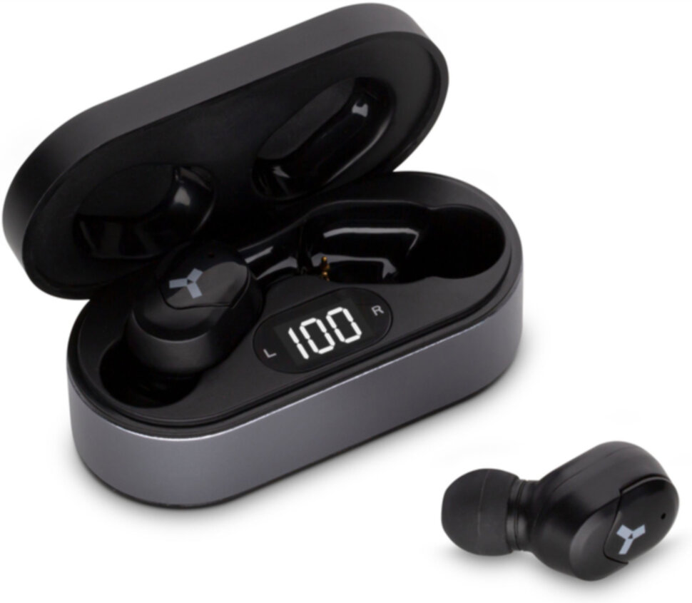 Беспроводные наушники с микрофоном Accesstyle Silver TWS Black Беспроводные наушники с микрофоном Accesstyle Silver TWS Black