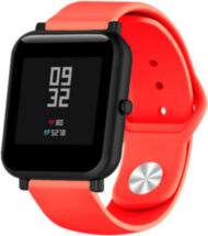 Ремешок для умных часов DF универсальный классический 22мм силиконовый Red