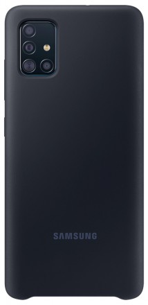 Клип-кейс Samsung Galaxy A51 силикон Black (EF-PA515TBEGRU)