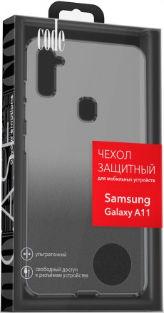 Клип-кейс Code Samsung Galaxy A11 градиент Black
