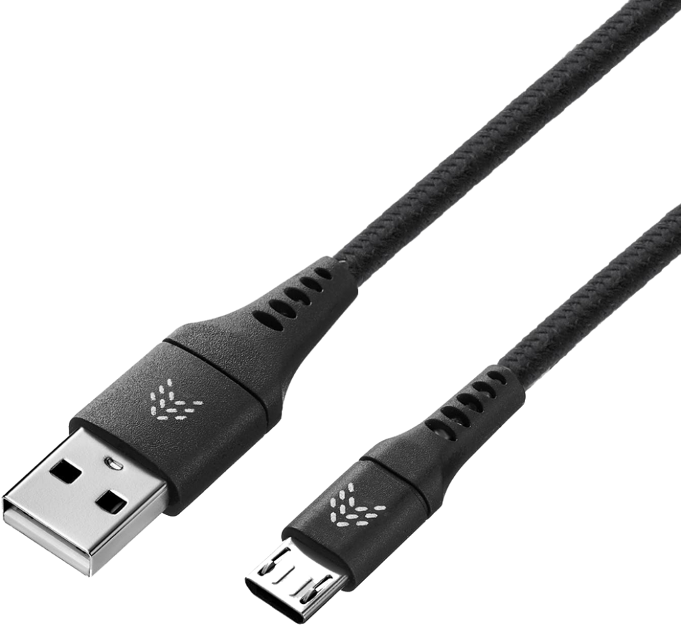 Дата-кабель Rocket Contact USB-A - Micro-USB 1м оплётка нейлон Черный Дата-кабель Rocket Contact USB-A - Micro-USB 1м оплётка нейлон Черный
