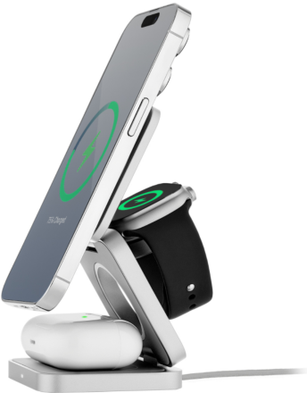 Беспроводное зарядное устройство uBear Balance Серебряное