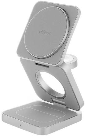 Беспроводное зарядное устройство uBear Balance Серебряное