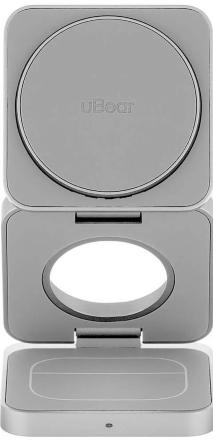 Беспроводное зарядное устройство uBear Balance Серебряное