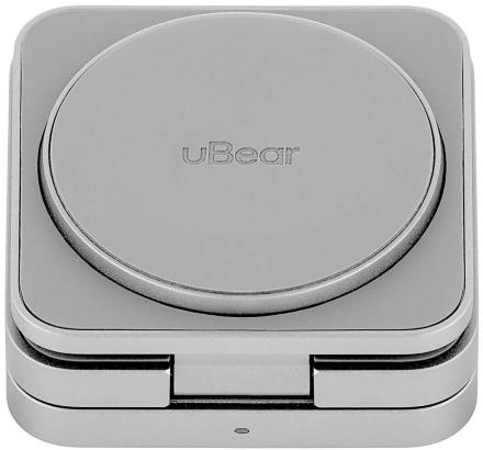 Беспроводное зарядное устройство uBear Balance Серебряное