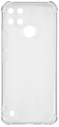 Клип-кейс RedLine Realme С21Y противоударный с усиленными углами прозрачный