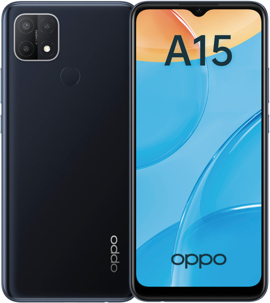 Смартфон OPPO A15 2/32Gb Black Смартфон OPPO A15 2/32Gb Black