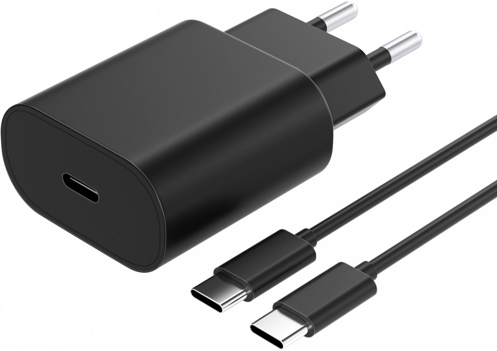 СЗУ Akai CH-6A12 + дата-кабель TypeC-TypeC 20W Black