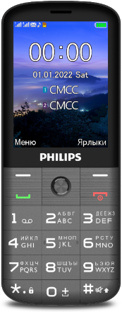 Мобильный телефон Philips Xenium E227 Dual sim Темно-серый