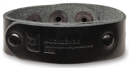 Браслет RFID Москвенок WCH PS1 RU кожаный Black