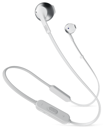 Наушники JBL T205BT беспроводные вкладыши Silver
