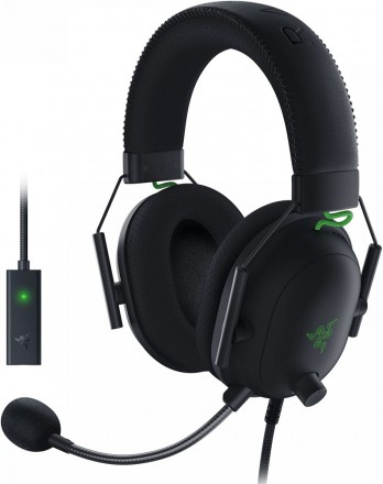 Игровая гарнитура Razer Blackshark V2 USB Mic Enhancer проводная Black