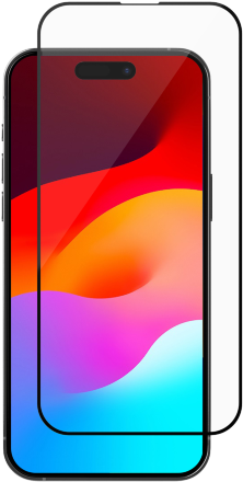 Стекло защитное Rocket Air Cover 2.5D для iPhone 15 Черная рамка