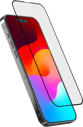 Стекло защитное Rocket Air Cover 2.5D для iPhone 15 Pro Max Черная рамка