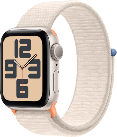 Часы Apple Watch SE 2023 GPS 40мм корпус из алюминия Сияющая звезда + ремешок Sport Loop Сияющая звезда (new)