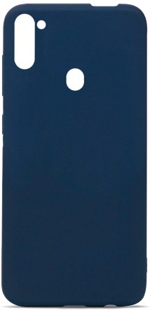 Клип-кейс Gresso Samsung Galaxy A11 пластик Blue