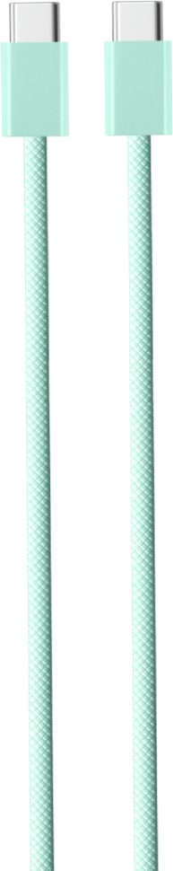 Дата-кабель RedLine Type-C-Type-C 1 метр 60 Вт Мятный Дата-кабель RedLine Type-C-Type-C 1 метр 60 Вт Мятный
