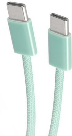 Дата-кабель RedLine Type-C-Type-C 1 метр 60 Вт Мятный