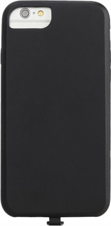 Чехол Vili для беспроводной зарядки iPhone 6/6s/7 искусcтвенная кожа Black